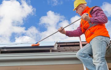 Argoed soft wash roof cleaning